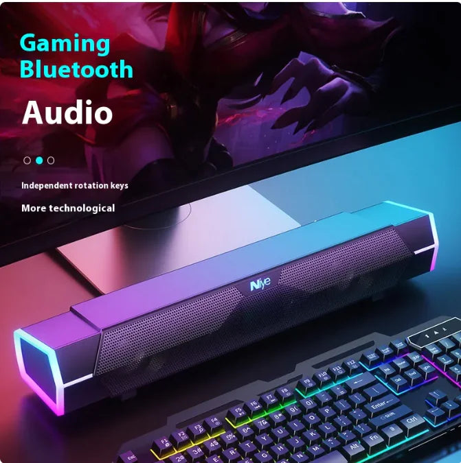 Bluetooth Dual Subwoofer Surround Speaker