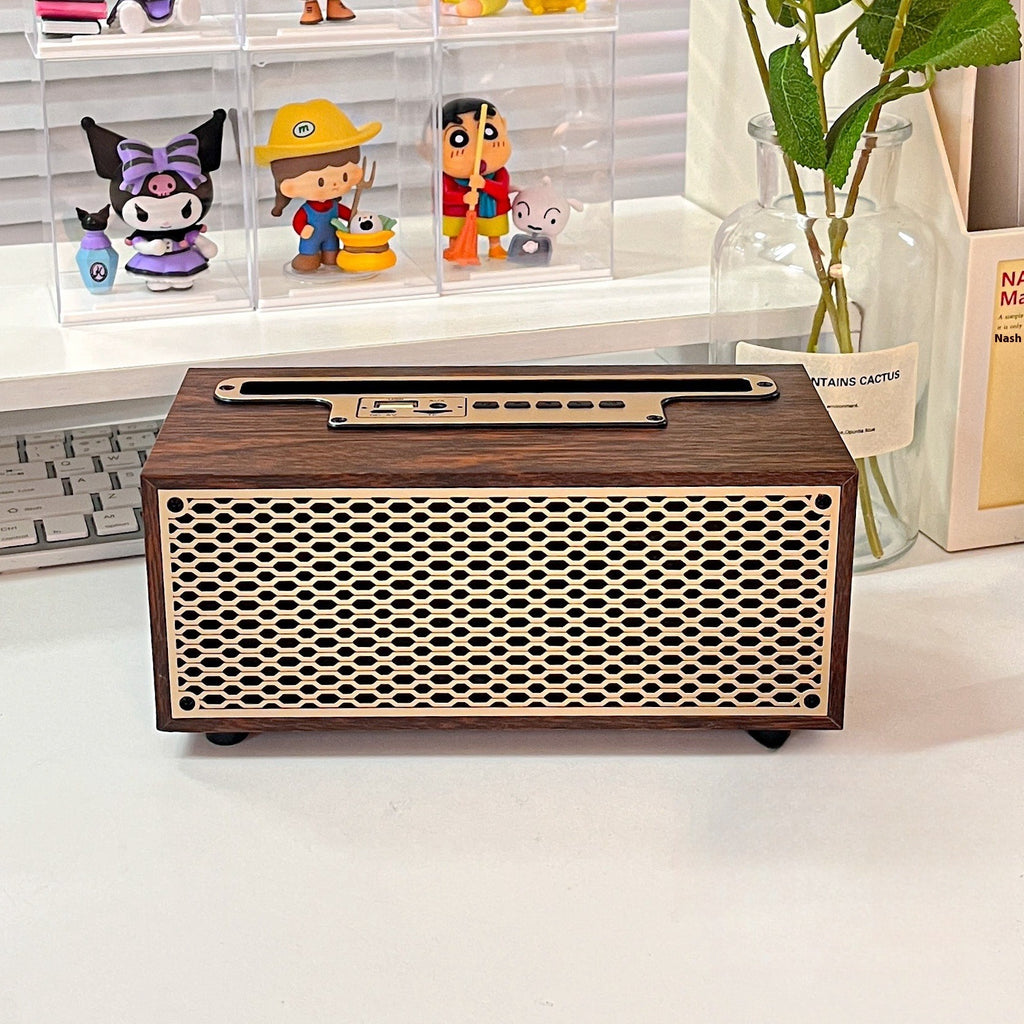 Retro Wooden Wireless Bluetooth Speaker