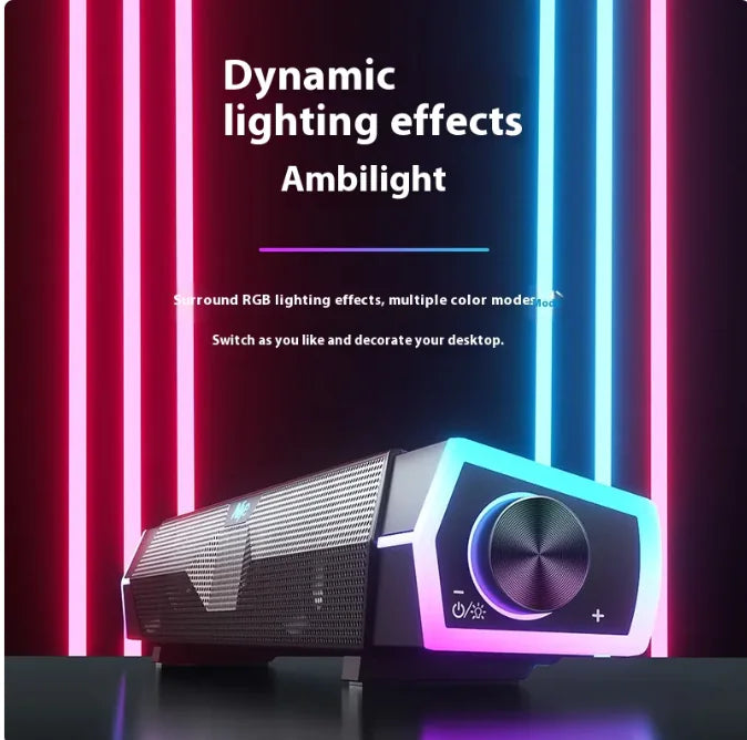 Bluetooth Dual Subwoofer Surround Speaker