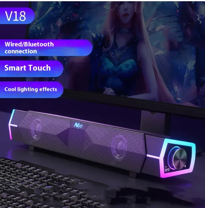 Bluetooth Dual Subwoofer Surround Speaker