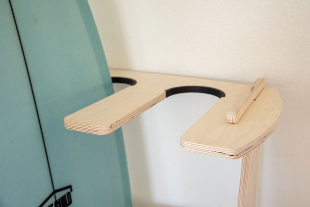 THE PACIFICA freestanding surfboard rack