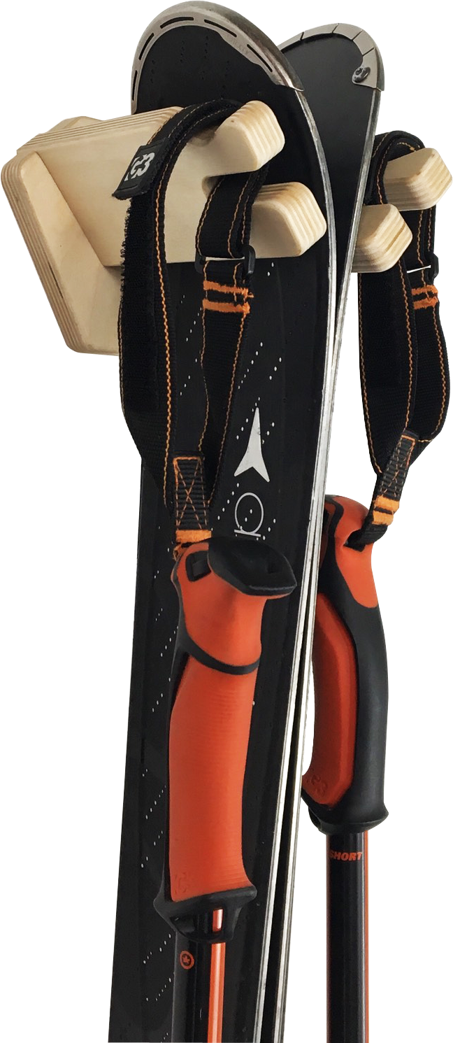 THE JIB ski wall rack